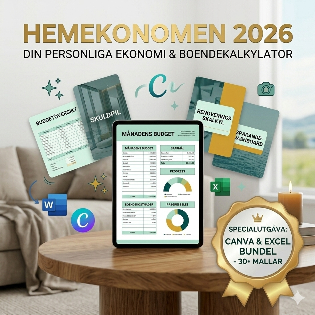 Faceless Creator Bundle 2026 – Lyxig Estetik för Instagram & TikTok (150+ Canva Templates)