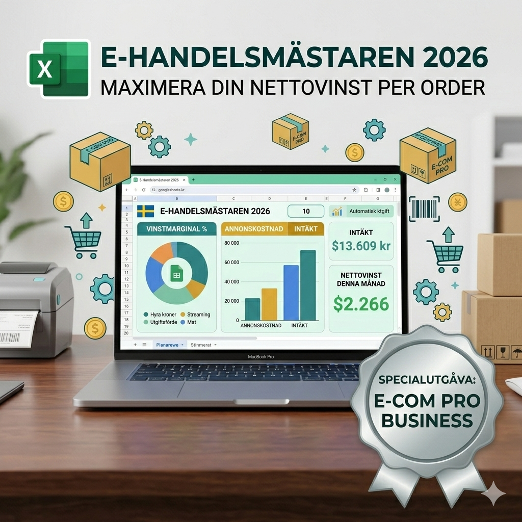 Nystartad 2026 – Företagarens Kompletta Startpaket (Mallar för Canva & Word)