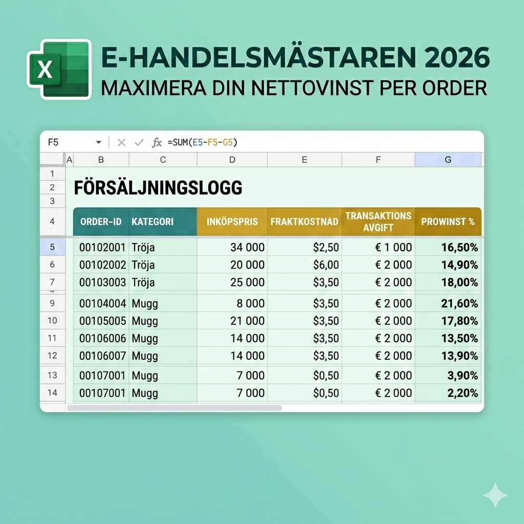 Nystartad 2026 – Företagarens Kompletta Startpaket (Mallar för Canva & Word)
